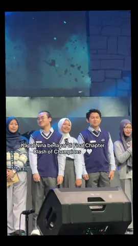 Kapal Nina (Nicholas Nares) berlayar di Final Chapter Clash of Champions season 2! When bocil gak bisa diem, ya Allah lucu banget😭😭 #ClashofChampions #rochecoc #amadeoyesa #luthfibimaputra #anggisdevaki Full Grand Final Clash of Champions. Full Final Chapter Clash of Champions Season 2  