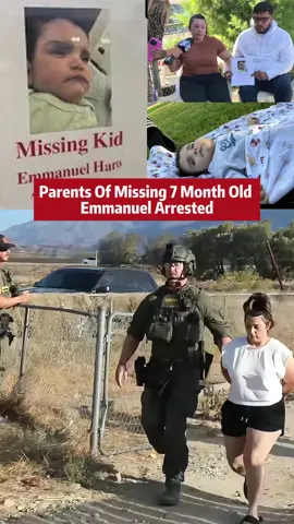 Parents Of Missing 7 Month Old Emmanuel Arrested#emmanuelharo #breakingnews #news #truecrime #sanbernardino#foryou#fyp#usa#JusticeForEmmanuel