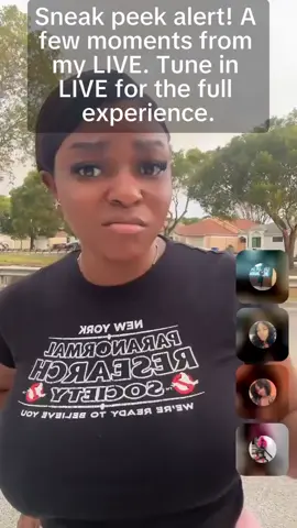 Sneak peek alert! A few moments from my LIVE. Tune in LIVE for the full experience.#tiktoklive #livehighlights 