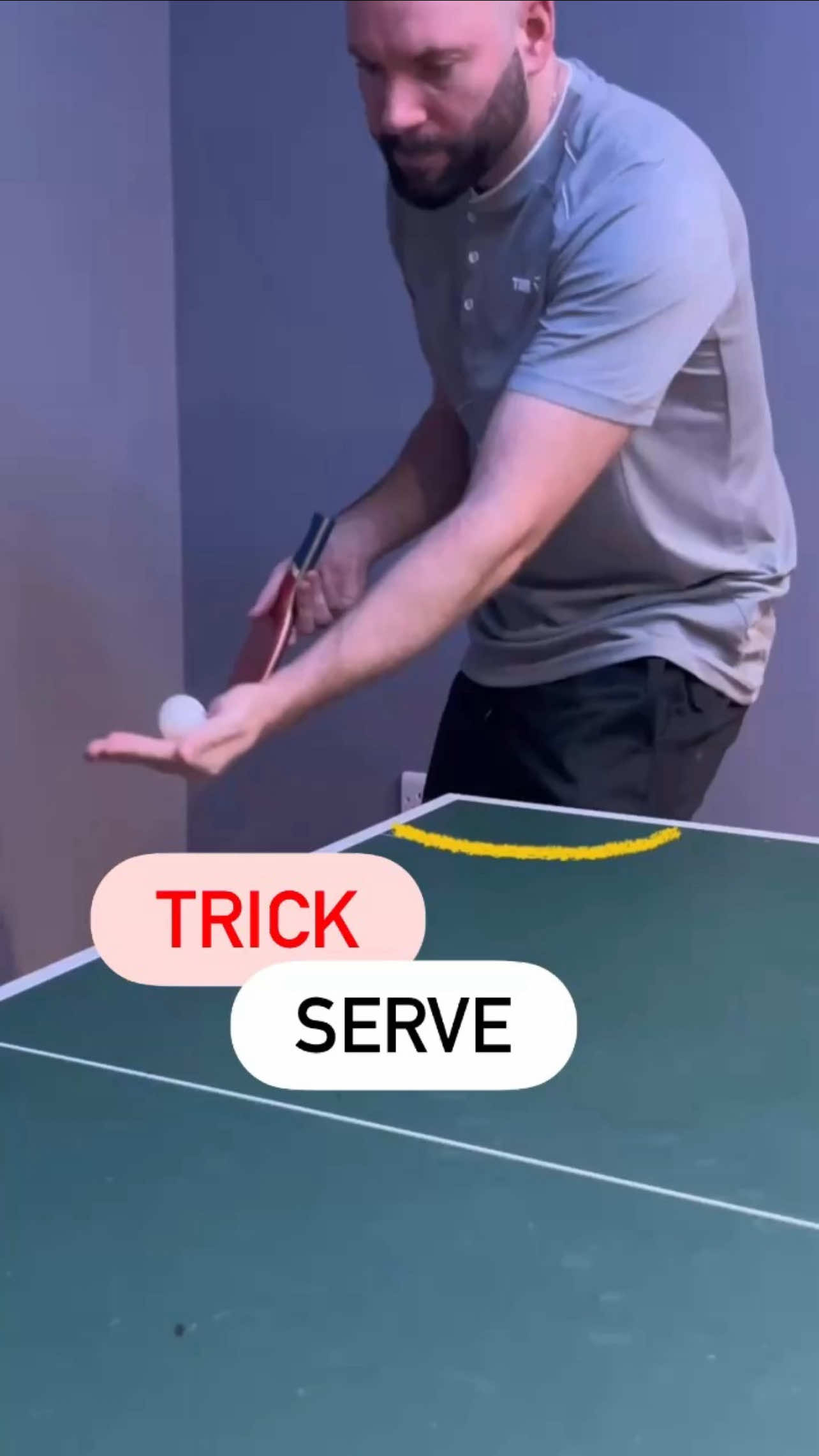 Chalk & Trick Serve⁉️ Name a better combo⁉️ ✍️ Have you signed up for my Online Academy yet? 💻 Hire me for Online Coaching