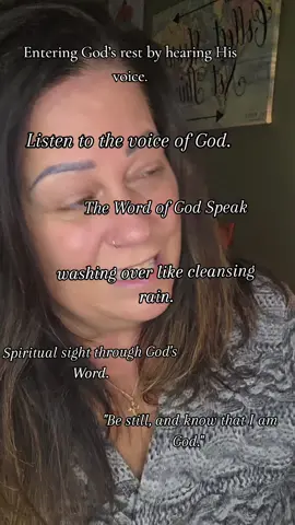 Ephesians 5:26 Psalm95:7-8 Psalm 46:10 John 1:1 and 1:14 Hebrews 3:7-8 Hebrews 4:1-16 #letmyeyesee #whatgodhasforme  #spreadgodslove#thekingdom 