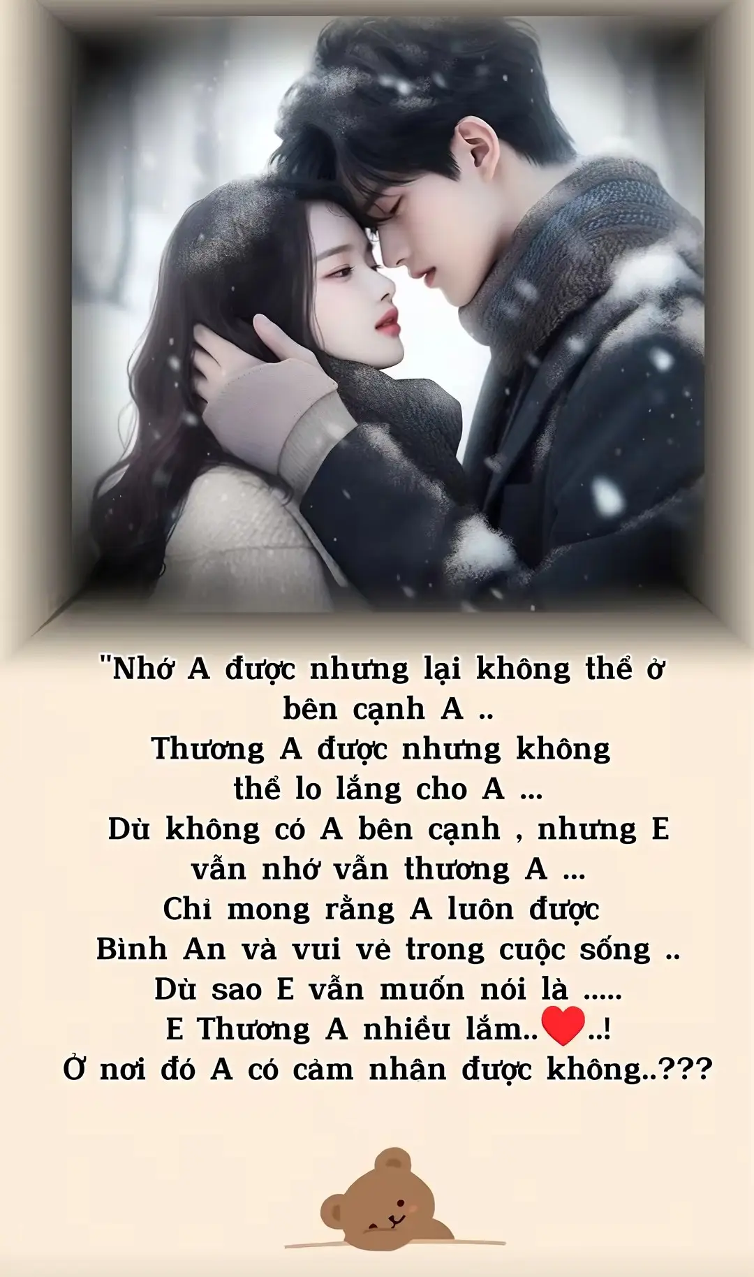 Ở nơi đó anh cảm nhận được không anh??? #amthambenanh 