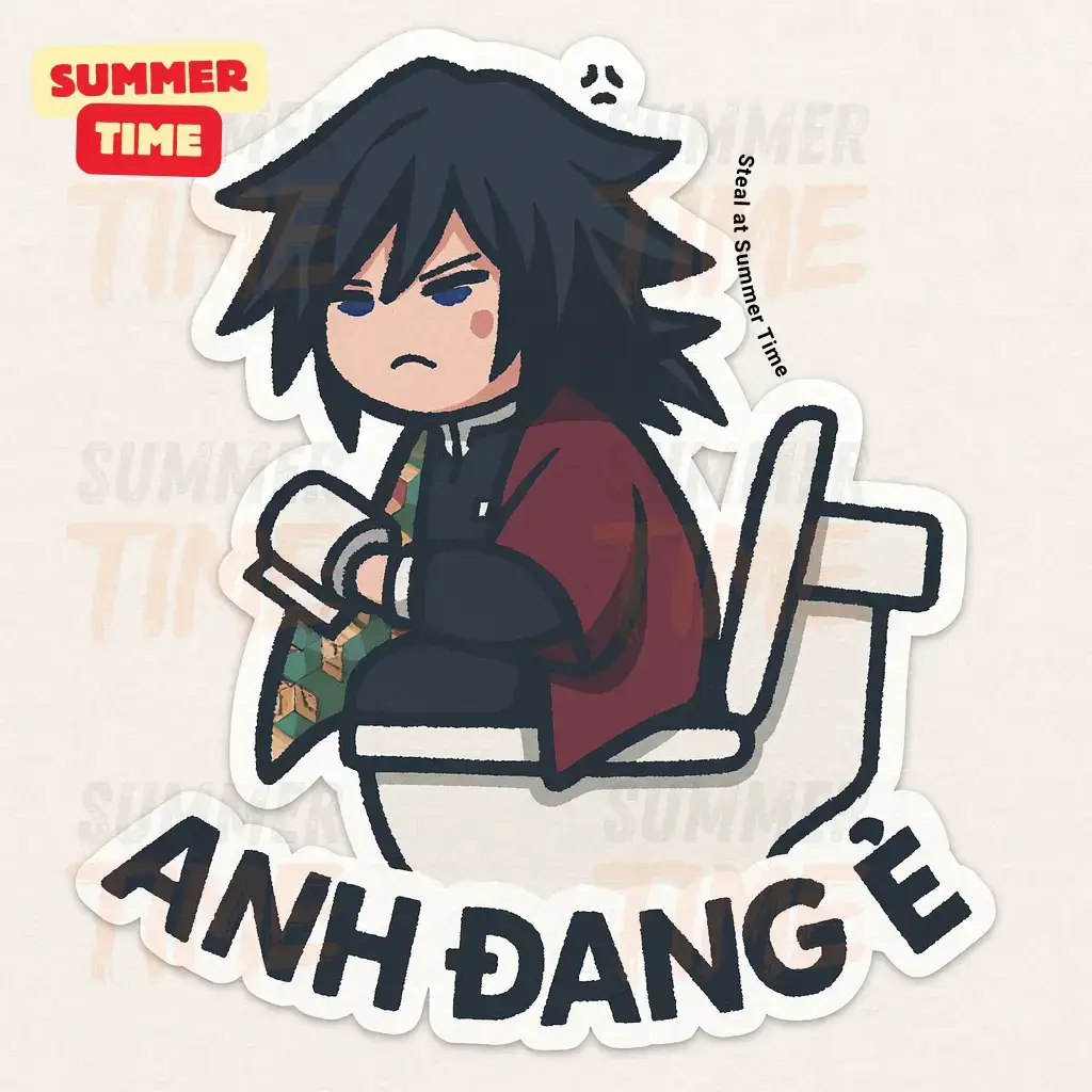 Trụ cột nước cũng là híu mên, cũng đem niềm dui đến cho mọi ngừ 😎😎😎 #stickers #mes #cute #chat #giyuu 