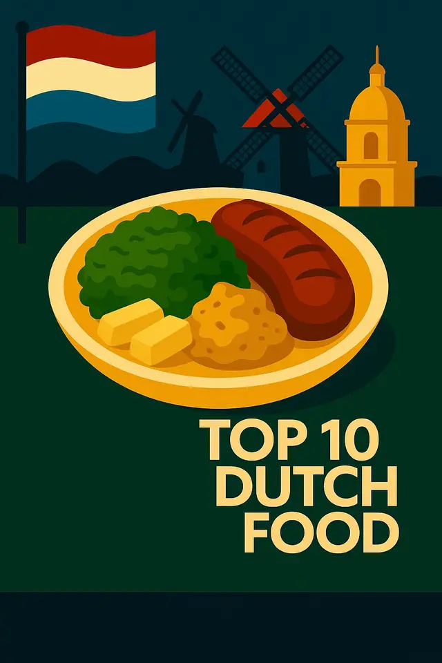 #DutchFood #NetherlandsCuisine #Top10Dishes #Stamppot #BroodjeKroket 