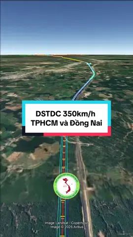 Đường sắt tốc độ cao Bắc - Nam 350km/h đoạn qua địa phận Đồng Nai với nhà ga Long Thành và qua TP Hồ Chí Minh với nhà ga Thủ Thiêm. #duongsattocdocao #tphcm #dongnai 