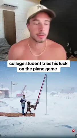 college student tries his luck on the plane game #collegestudent #bigfish #kickstreaming 