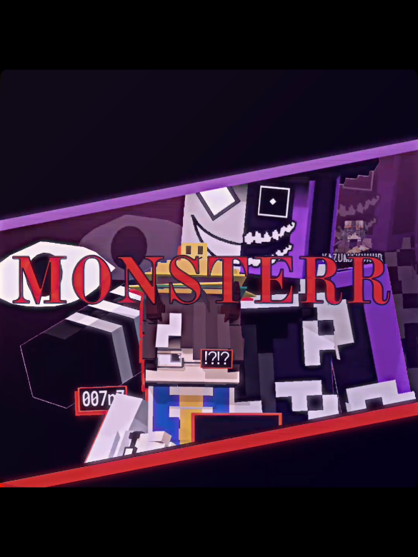 [ Monster 🍔🔥] |  007n7 X Noli umbra  - - #fyp #Minecraft #nisacrafters #forsaken #prisma3d 