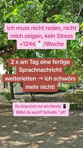 Kein Reden, Kein Stress - einfach nur weiterleiten - ganz einfach🫶