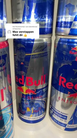 Antwort auf @idontknow habe ich eine Red Bull Dose mit Max Verstappen drauf? #energydrink #redbullsammlung #redbullcollection #redbullmaxverstappen #redbullcan 