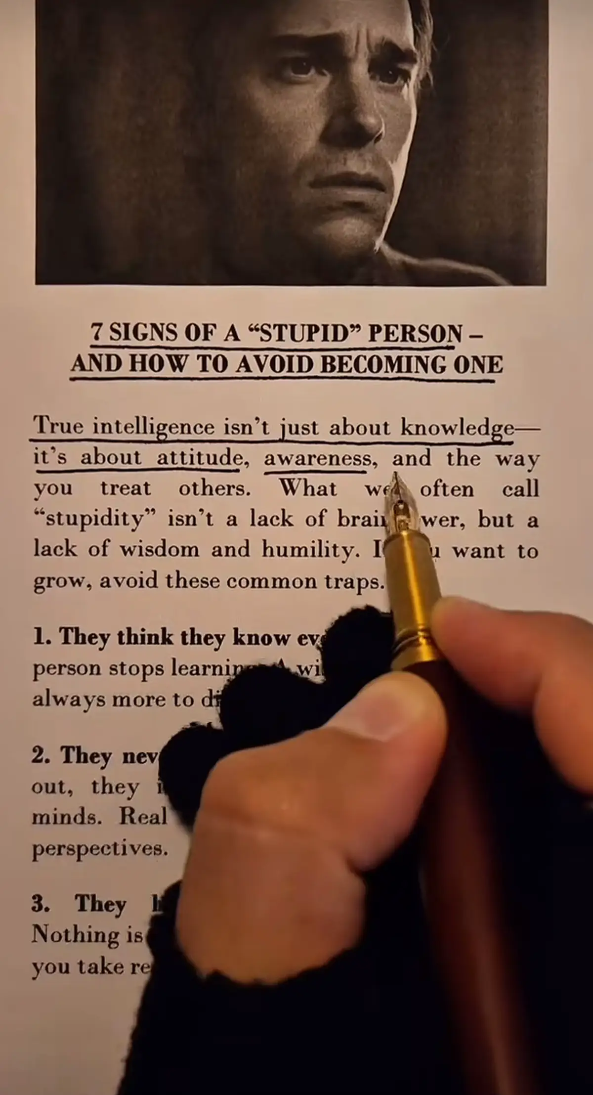 7 signs of a 