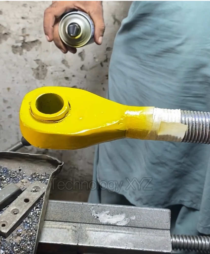 Remaking of Broken Top Link of tractor by Another iron piece #popular #mechanic #amazing #make #shaft 