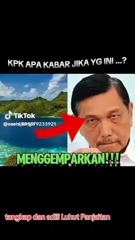 KPK harus tangkap dan adili Luhut Panjaitan #tangkapadililuhutpanjaitan 