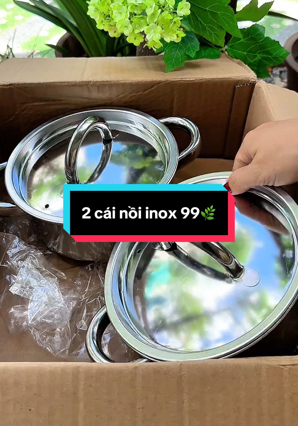 Combo 2 nồi inox 18cm chỉ 99k miễn ship #xuhuong #noiinox #giadungzyhome #noiinox304  @GIA DỤNG ZYHOME 🌿  @GIA DỤNG ZYHOME 🌿 