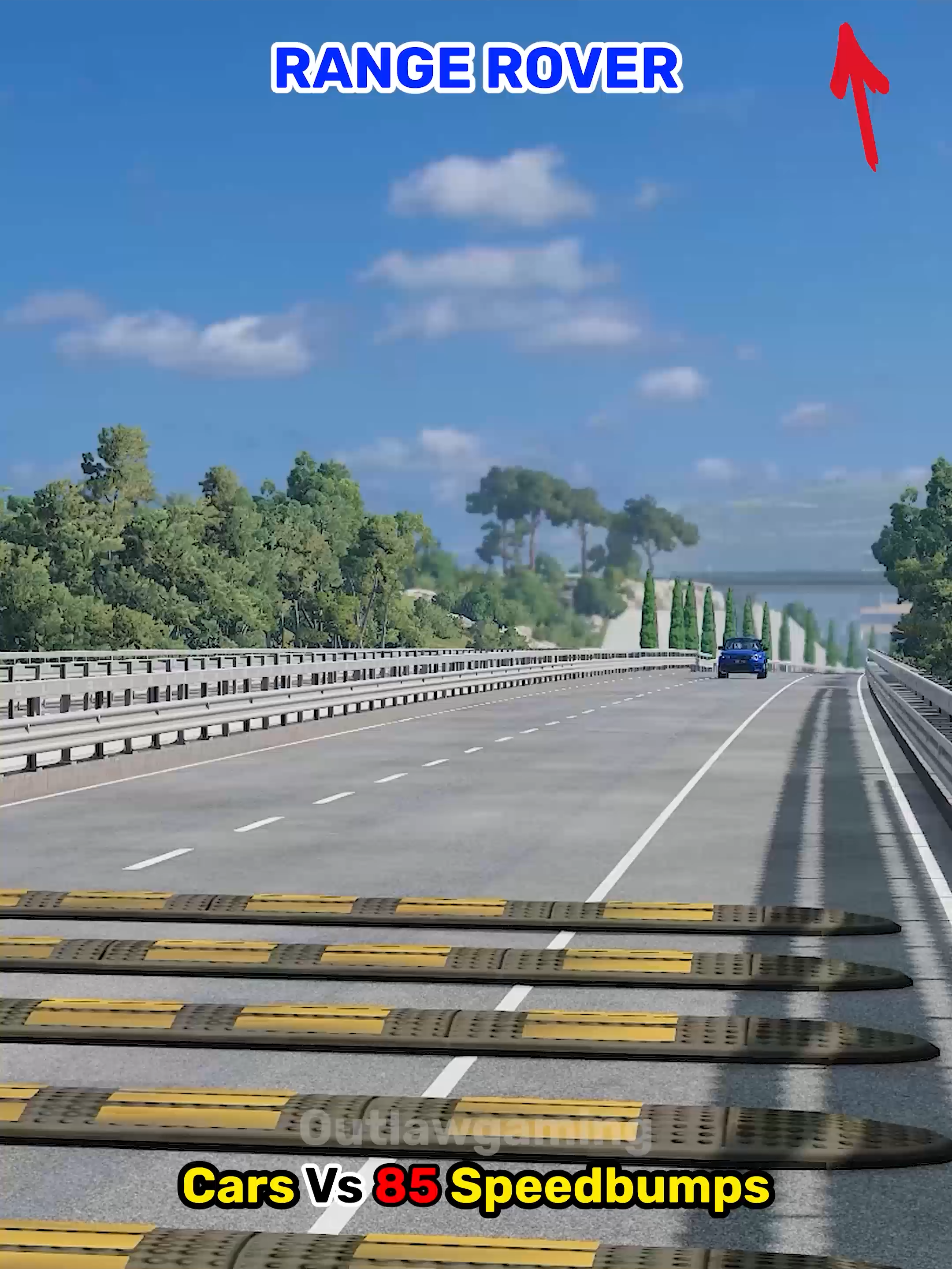 Cars Vs 85 speedbumps #volvo #lexus #bmw #mercedesbenz #rangerover #beamng #beamng_drive #foryoupage #fyp