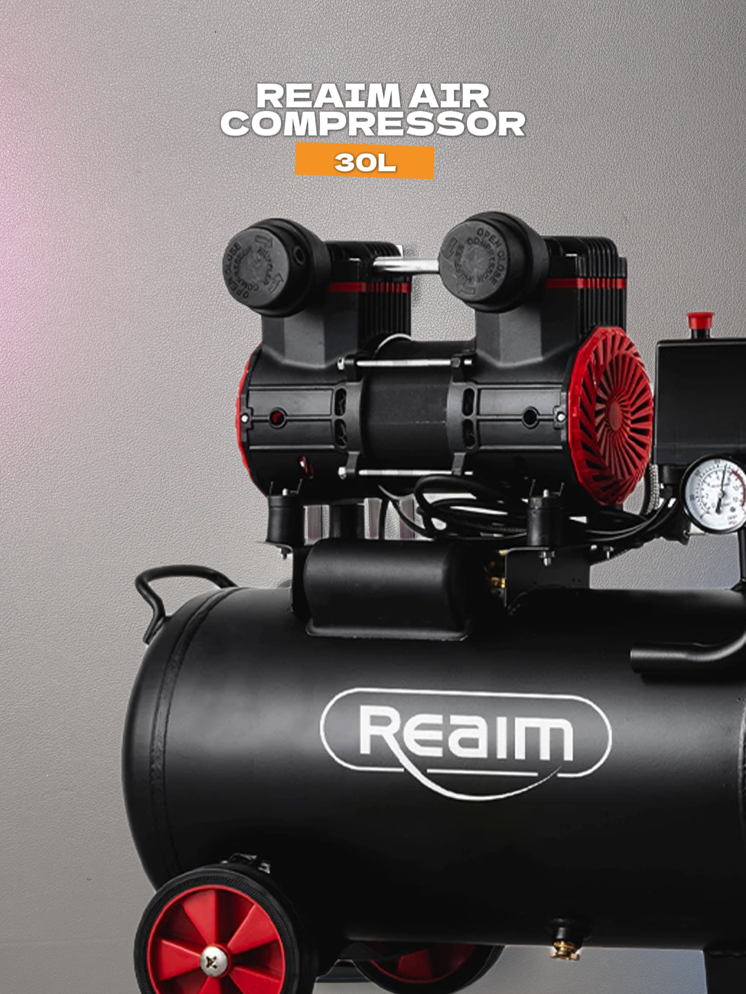 REAIM AIR COMPRESSOR 30L pang DIY an air compressor tol, kasama na lahat ng kailangan mo pang cleaning. oil free at hindi mahirap ang maintenance nito. magandang investment to lalo na kung mahilig kang magbuting ting at maglinis ng mga hobby mo super dali na lang. #aircompressor #reaimaircompressor #reaim #reaimaircompressorsilent #silentaircompressor