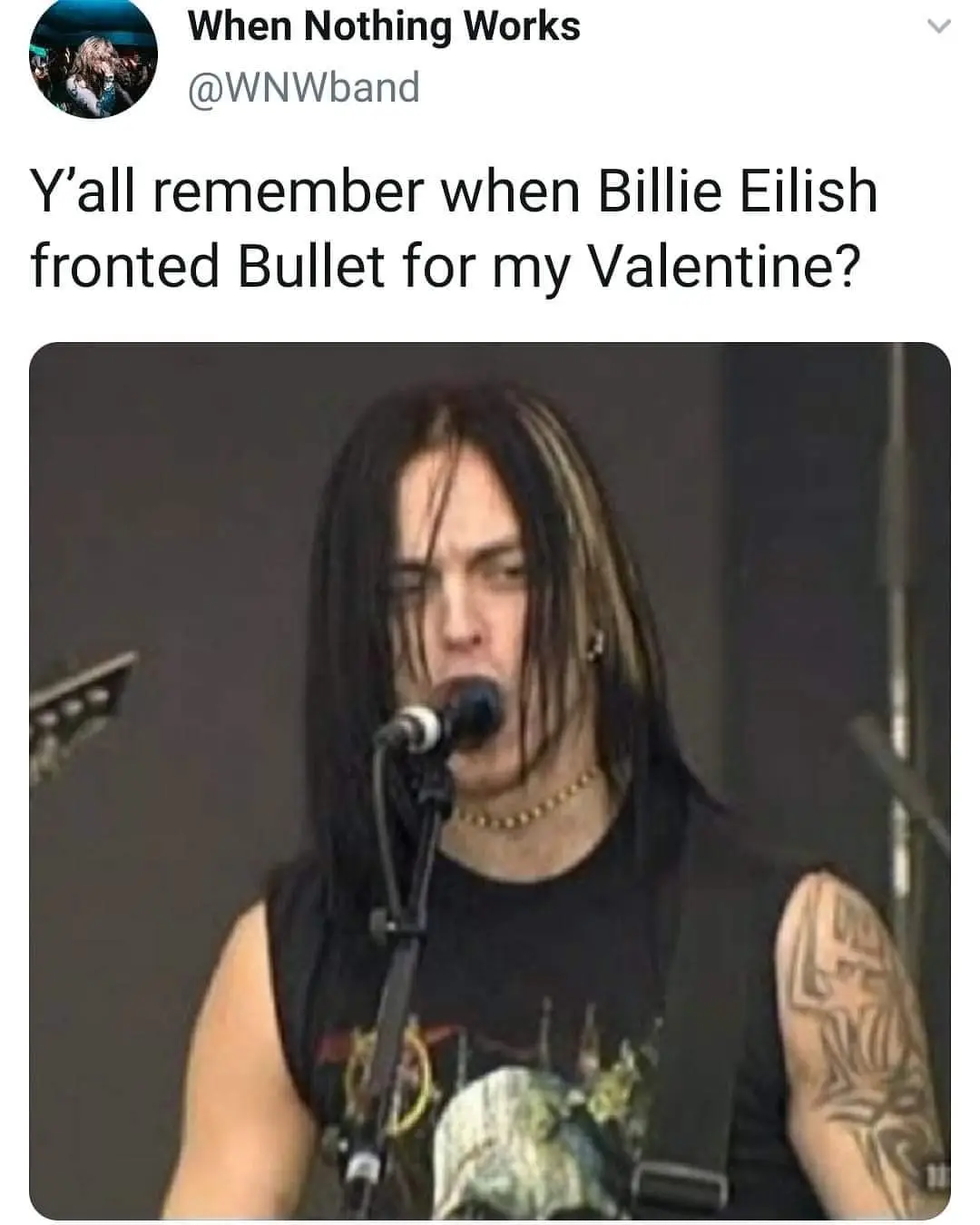 #bulletformyvalentine #billieeilish #metal #metalhead #metaltok 