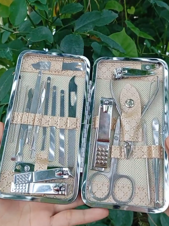 Bộ dụng cụ 19 món chất liệu inox thép không rỉ sét #kemcatmong #kemcatda 
