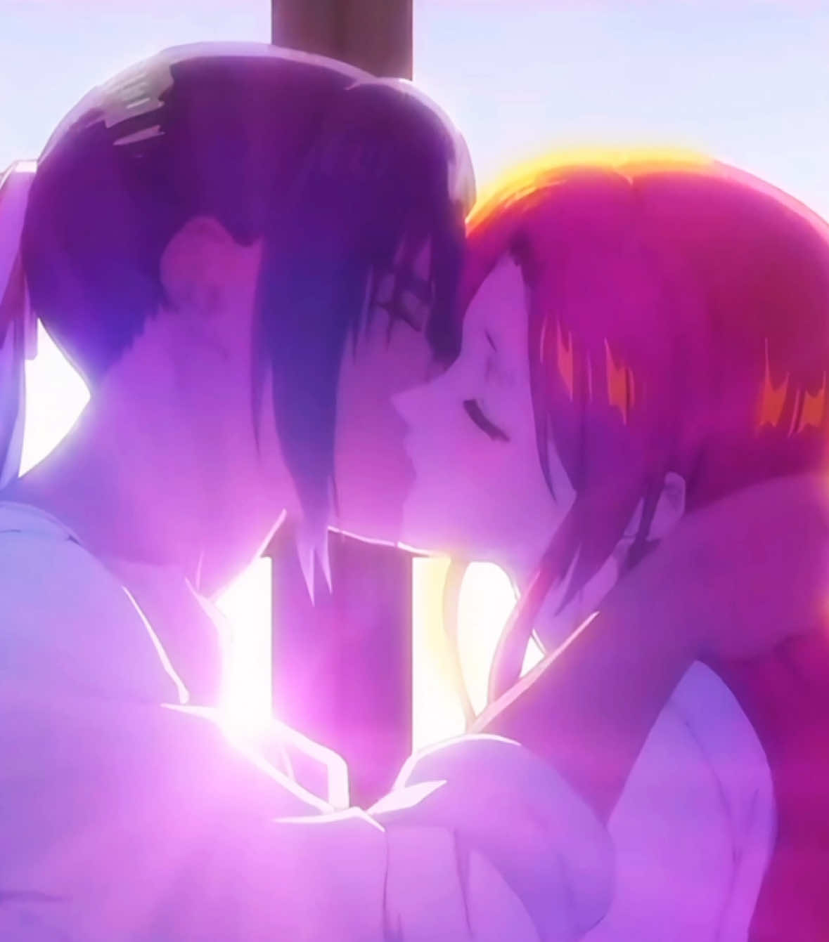 First kiss❤️ Anime: Zutaboro Reijō wa Ane no Moto Konyakusha ni Dekiai Sareru / Betrothed to My Sister's Ex🌸  #marieshaderan #kyurosgranados #mariexkyuros  #betrothedtomysisterex #shoujoanime 