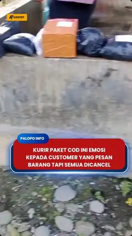 Baru-baru dihebohkan oleh seorang kurir jasa pengiriman paket sistem Cash on Delivery (COD) meluapkan emosinya kepada pelanggan ibu² yang pesan barang banyak tapi dicancel semua tidak mau membayar .  Kejadian tersebut diketahui terekam dalam sebuah video dan beredar luas menjadi viral di media sosial.  Salah satu yang mengunggah video tersebut dari akun medsos Muh Anpis yang juga seorang kurir. Dalam rekaman video kurir kurir meluapkan emosinya dengan mengatakan 
