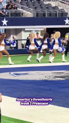 Dallas Cowboys Cheerleaders DCC at AT&T Stadium in Arlington, Texas.  #AmericasSweethearts #netflix #dcc #thunderstruck #nfl 