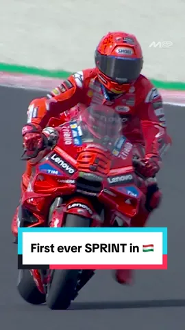 It’s first ever SPRINT day at #HungarianGP 🇭🇺 #ForzaDucati #DucatiLenovoTeam 