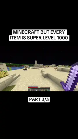 Can I BEAT the FINAL BOSS in Minecraft, but every item is SUPER and LEVEL 1000? #fun #Minecraft #foryoupage❤️❤️ #fyp #CapCut 