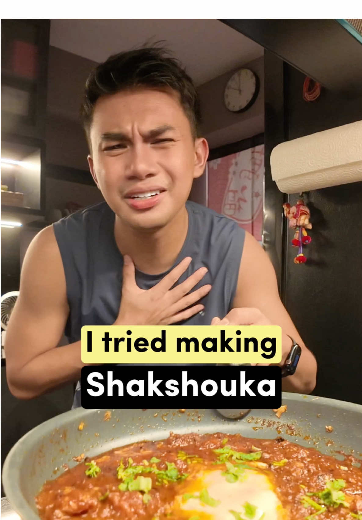 Bujang Things: 15 Min Shakshouka, no hal! Tbh the name sounds more complicated than it actually is haha. Don’t come for me, this is not your typical Shakshouka, it’s more like my version of how I like it and more importantly, based on the ingredients that I have at home, because #BujangBudget haha still taste 💯 not gonna lie hehe. The only thing I’d perhaps do differently next time is to: 1. Use Olive Oil 2. Add the garlic only when the tomatoes have soften 3. Buy and add bell peppers Other than that, this dish was a YESSSSSS!! #bujang #homecooking #Recipe