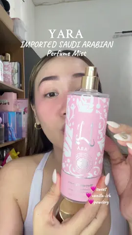 YARA IMPORTED SAUDI ARABIAN PERFUME MIST!!🩷 #yara #yaramist #arabperfume #importedperfumes #perfumemist 
