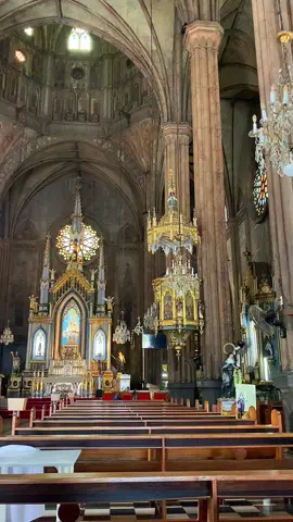This is one of the most beautiful churches I’ve ever visited. The Minor Basilica of San Sebastian - very peaceful, stunning, and full of history. ⛪️ It’s the only all-steel church in Asia — truly one of Manila’s hidden gems. ❤️ #fyp #foryou #church #manila #architecture 