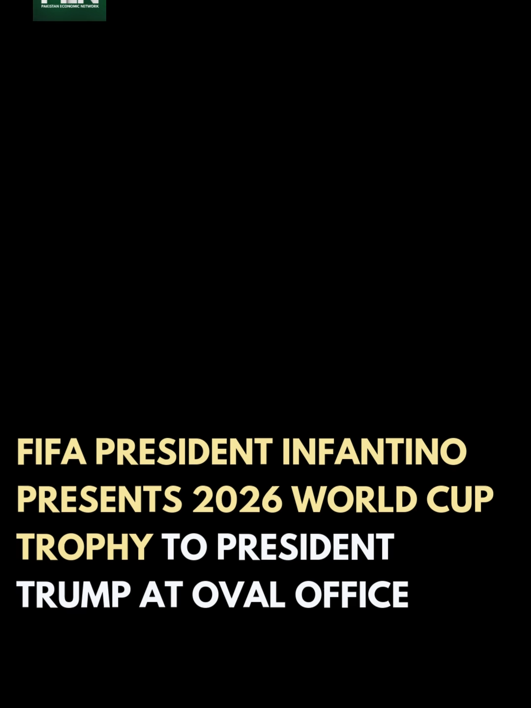 FIFA President Gianni Infantino Presents 2026 World Cup Trophy to President Trump at Oval Office A lighthearted moment at the White House! FIFA President Gianni Infantino allowed President Trump to hold the 2026 FIFA World Cup trophy, saying: “It’s for winners only — and since you are a winner, of course you can touch it.” Trump jokingly replied, “Can I keep it?”  #fifaworldcup2026 #gianniinfantino #donaldtrump #whitehouse #fifa2026 #worldcuptrophy #footballtime #sportsdiplomacy
