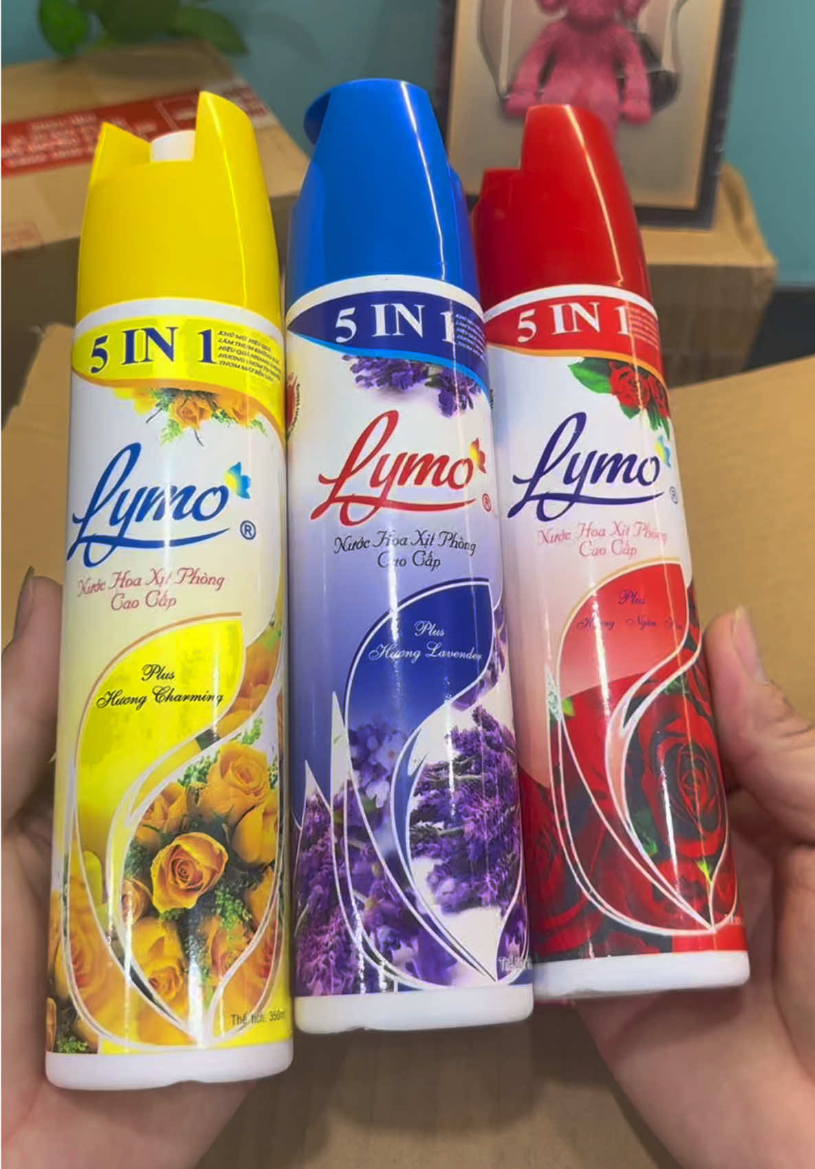 Combo 4 chai xịt phòng tinh dầu nước hoa Lymo #emkieutaphoa #xitphong #xitphonglymo #lymo #xitphongnuochoa