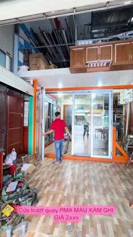 Cửa trượt quay PMA màu xám ghi #xingfaquangdong #truotquayxingfaquangdong #cuanhomxingfa #pma #trượtquay #vietbuild2025 #xhtiktok 