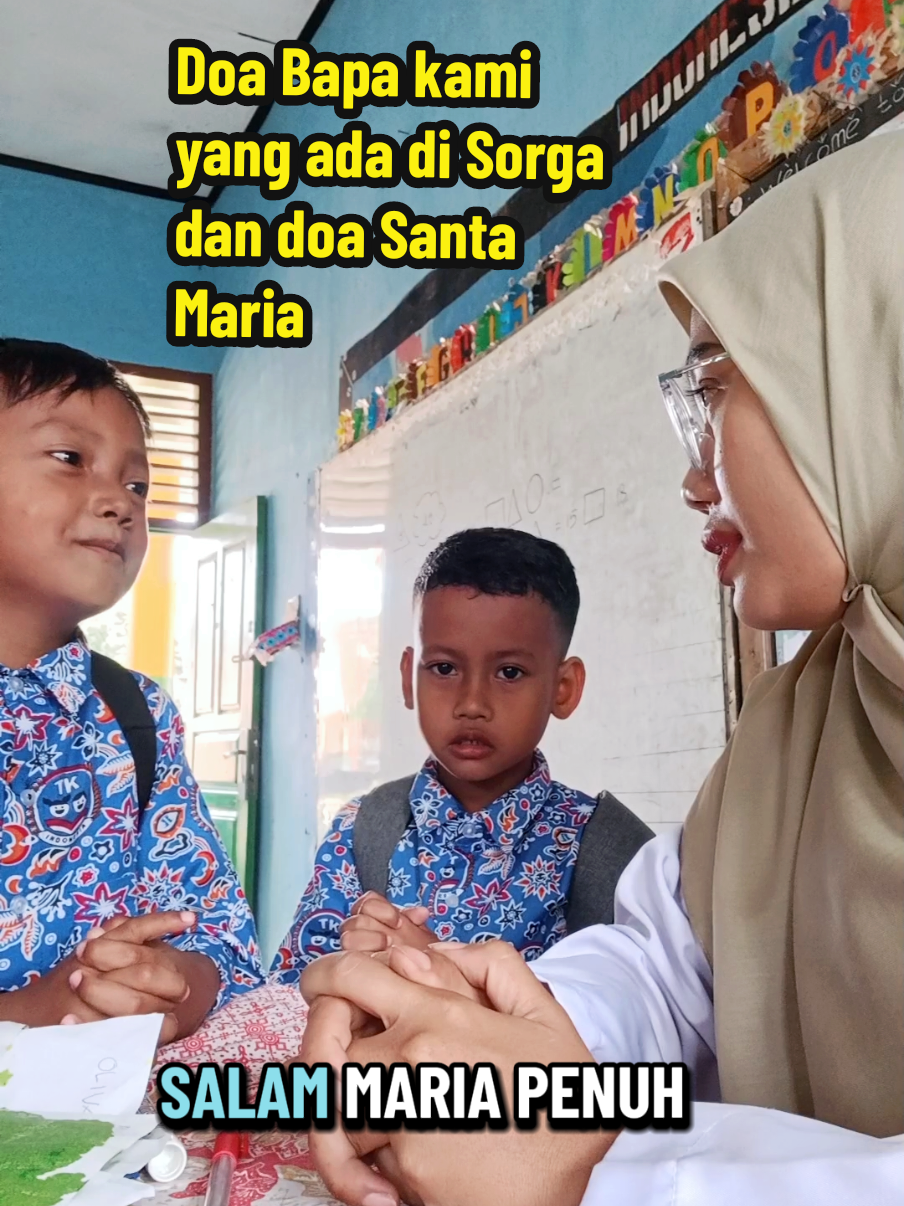 Semoga kalian tumbuh dalam keimanan yang kuat dan penuh kasih terhadap sesama dan alam semesta ❤️ #khatolik #sd  #gurumuda #fyp 