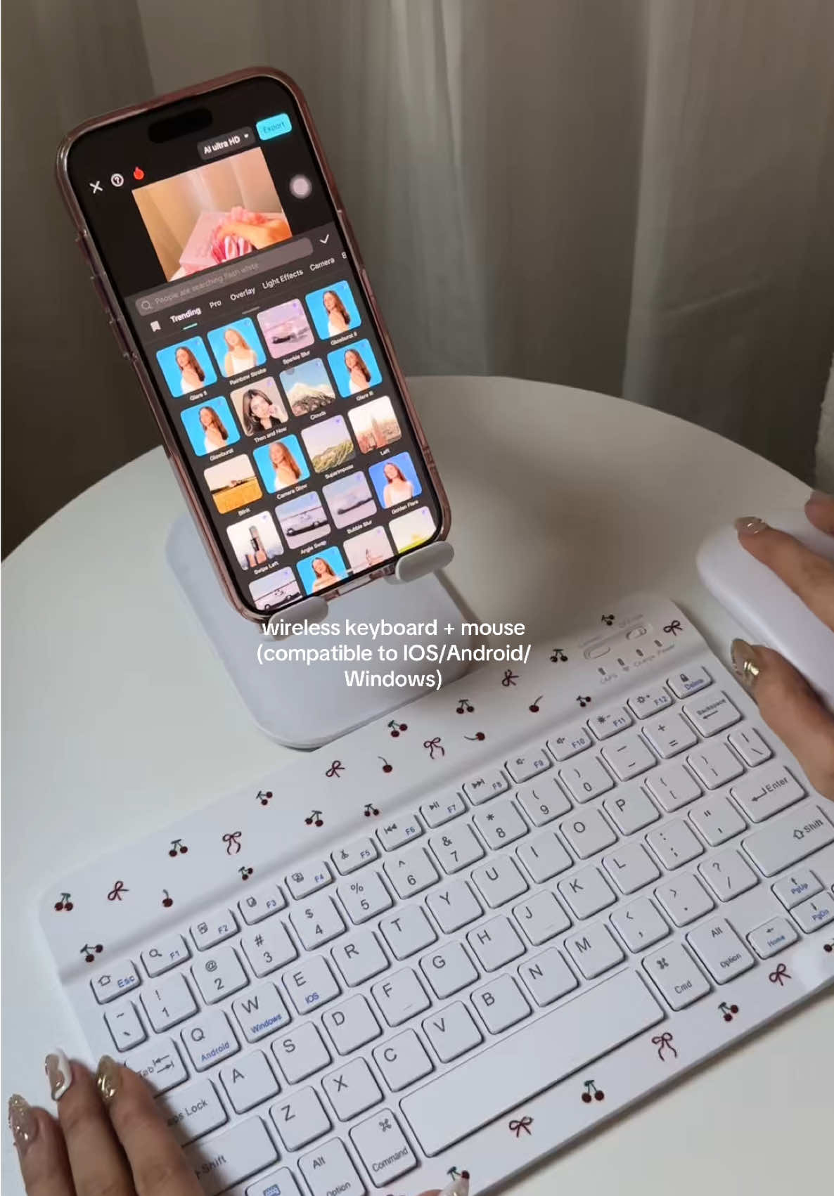 Replying to @🧿✨mommyMarieng✨🧿 instant computer na ang phone mo gamit itong wireless keyboard & mouse! (compatible to IOS,Android & Windows) #wirelesskeyboard #wirelessmouse #keyboardmouse #studentessentials #techtok