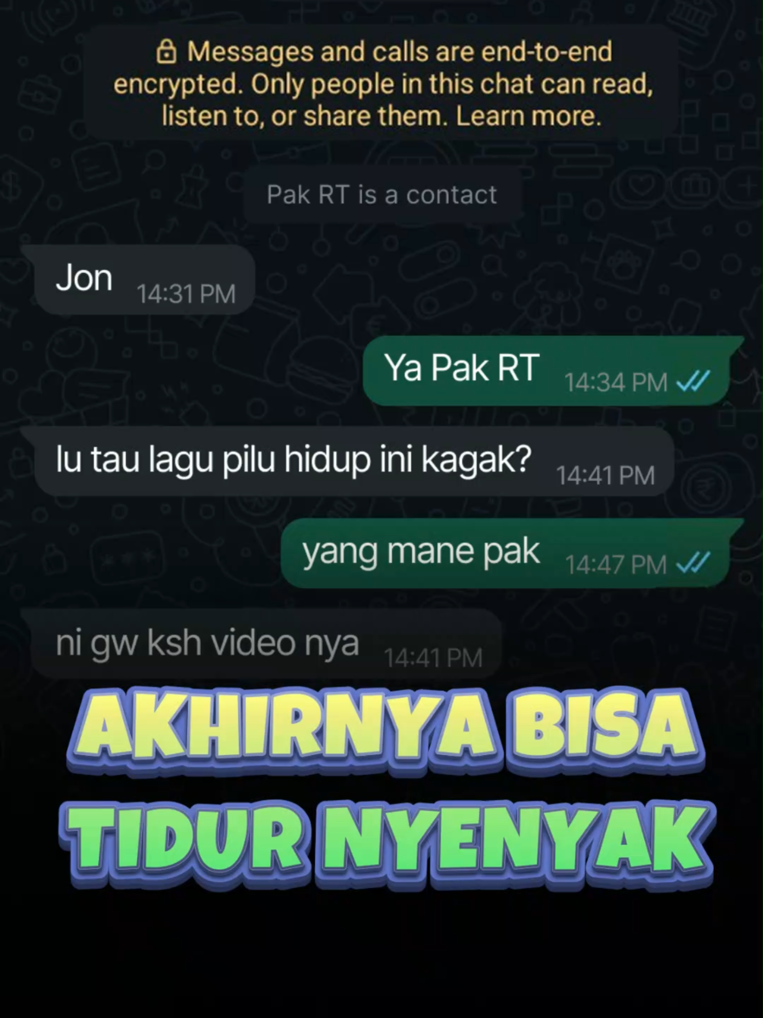 Siang-siang dihantui kegabutan pak RT, tapi akhirnya bisa tidur nyenyak juga! #viral #faktaunik #fypviral #videoviralindonesia #viralnow #epicmoment #kubetindonesia #temanbercerita