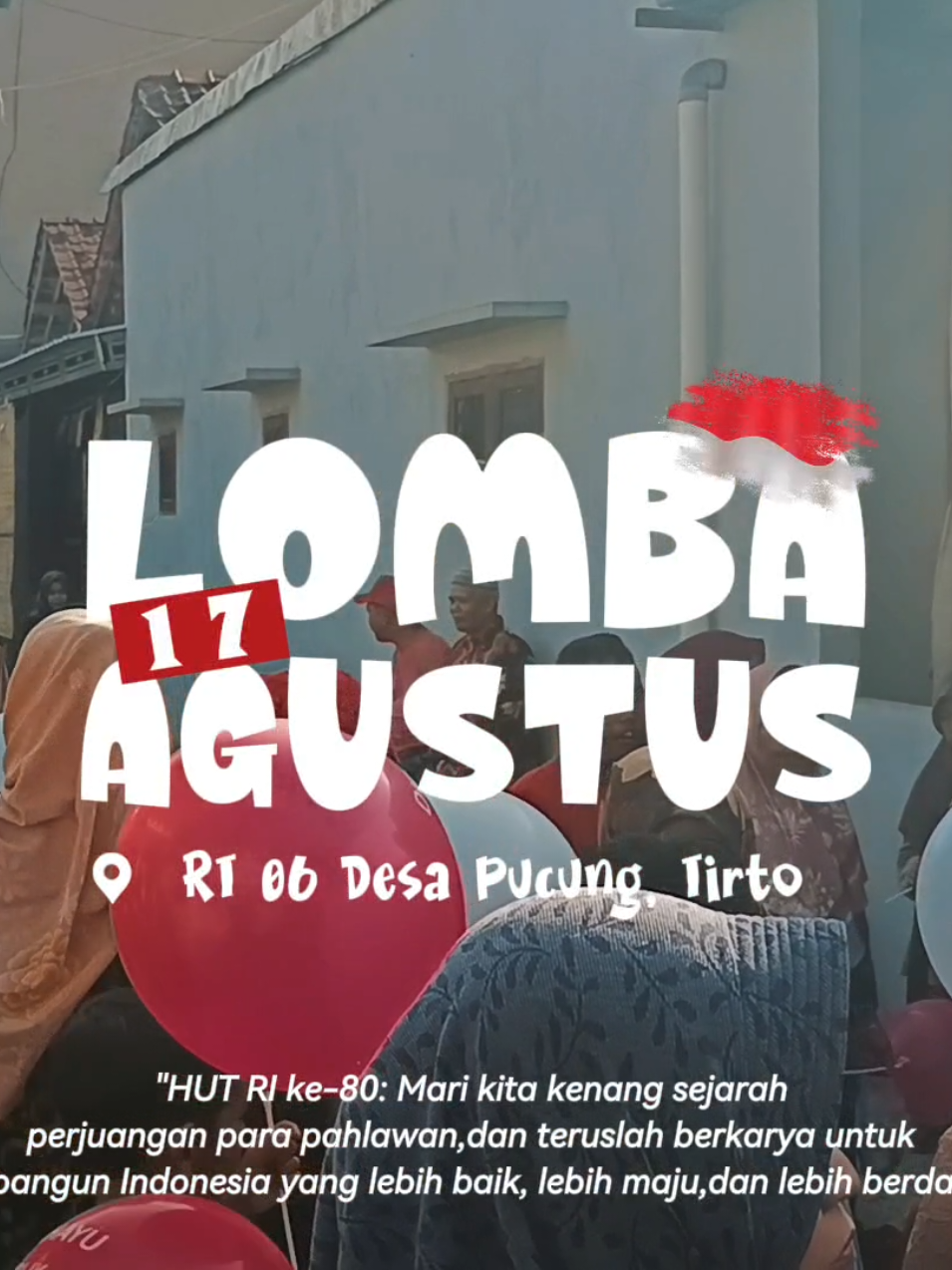 Keseruan RT 06 memeriahkan peringatan kemerdekaan RI ke-80🤩 #kknuingusdur2025 #uingusdurpekalongan #berandatiktok #fyp #kkn 