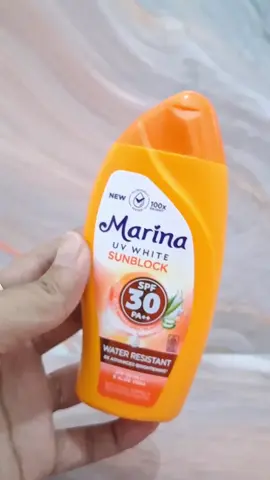 Marina sunblock dengan SPF 30PA++😍 #lotionviral #fypシ゚viral #fyp #marina #skincareviral 