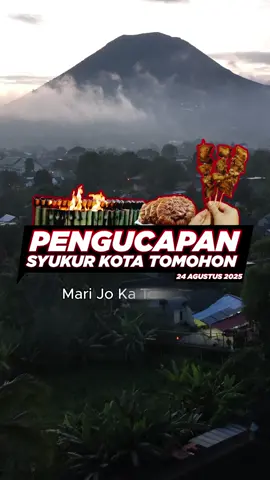 Mari jo pasiar ka Tomohon 🍃🚀🌸 #pengucapansyukur #kotatomohon #fyp #marijokatomohon #tomohonpunya 