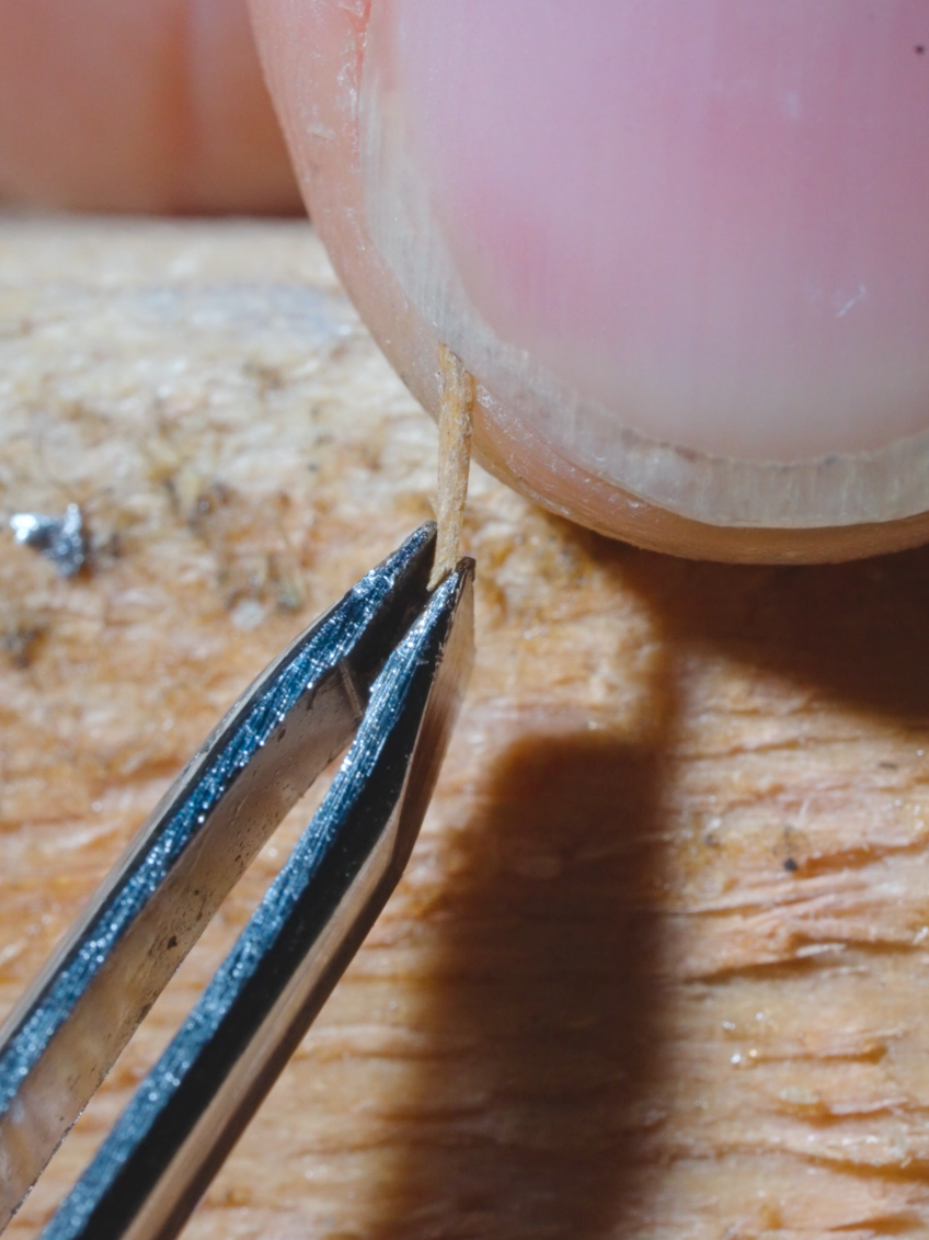 Pulling out a HUGE splinter 😱 #closeup #ASMR #macrovideo #experiment  #satisfying 