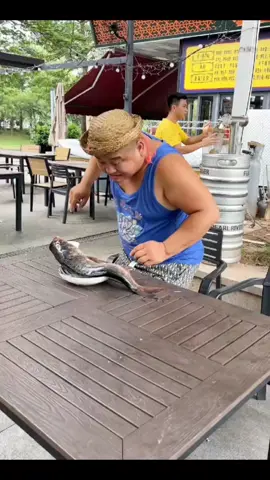 Small fish turns into big fish I can't believe it #laugh till my stomach hurts #foryou  every time I watch it #trending  #funny video #fish