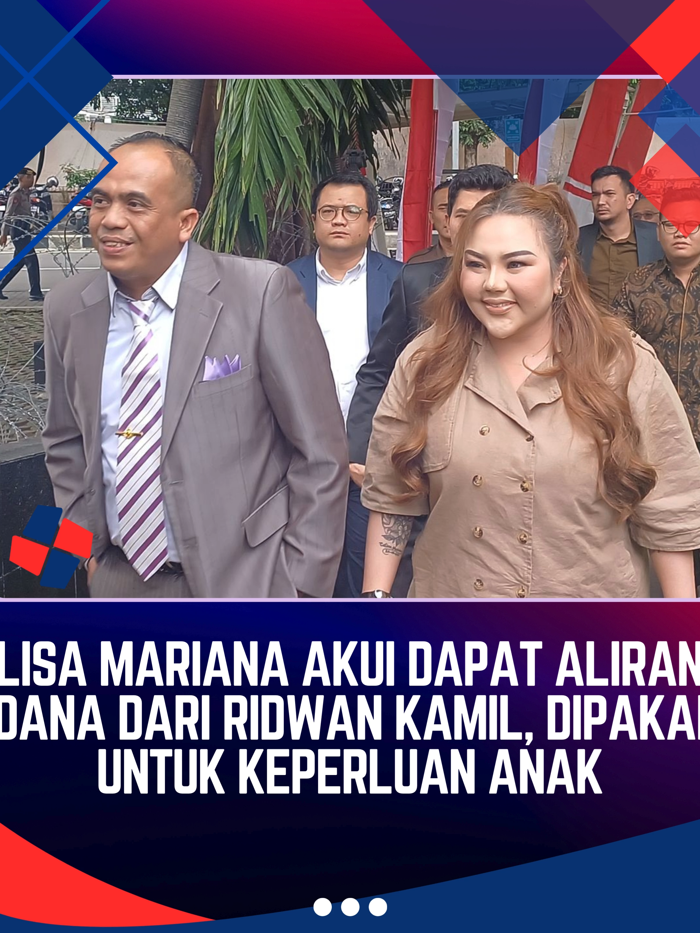 Selebgram Lisa Mariana Presley Zulkandar mengaku menerima aliran aliran dana dari mantan Gubernur Jawa Barat Ridwan Kamil yang ia gunakan untuk keperluan anaknya.  Hal ini disampaikan Lisa seusai diperiksa penyidik Komisi Pemberantasan Korupsi (KPK) sebagai saksi kasus dugaan korupsi pengadaan iklan di Bank BJB, Jumat (22/8/2025).  “Ya kan buat anak saya,” kata Lisa di Gedung Merah Putih KPK, Jakarta, Jumat, dikutip dari Antara.