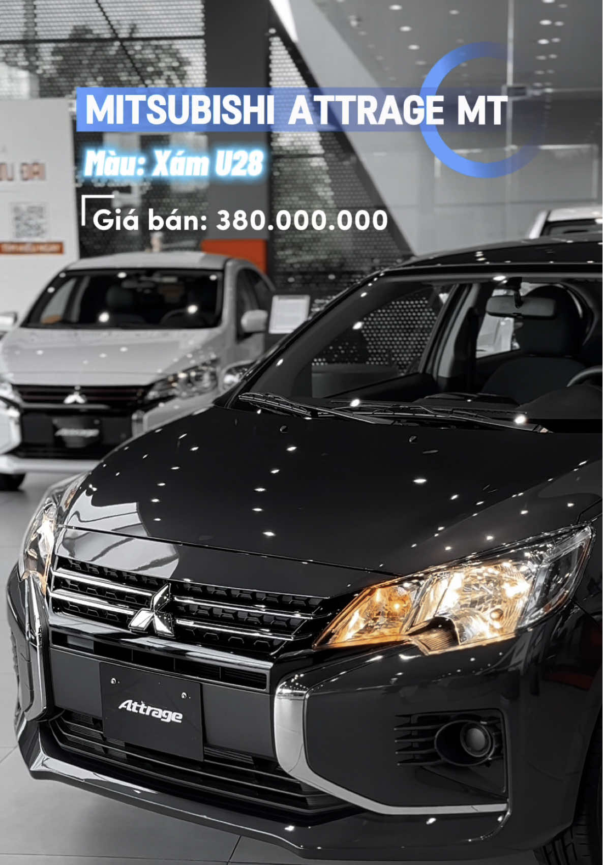 Mitsubishi Attrage MT màu xám #mitsubishi #attrage 
