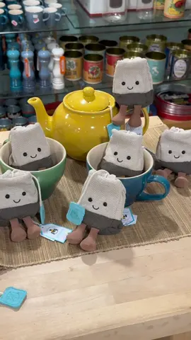 Introducing Amuseables Steepy Tea Bag! 👀 Available in limited quantities and exclusively in-store, so be sure to stop by this weekend and pick up yours before they’re gone. #jellycat #jellycats #jellycatteabag #jellycatexclusive #jellycatuk 