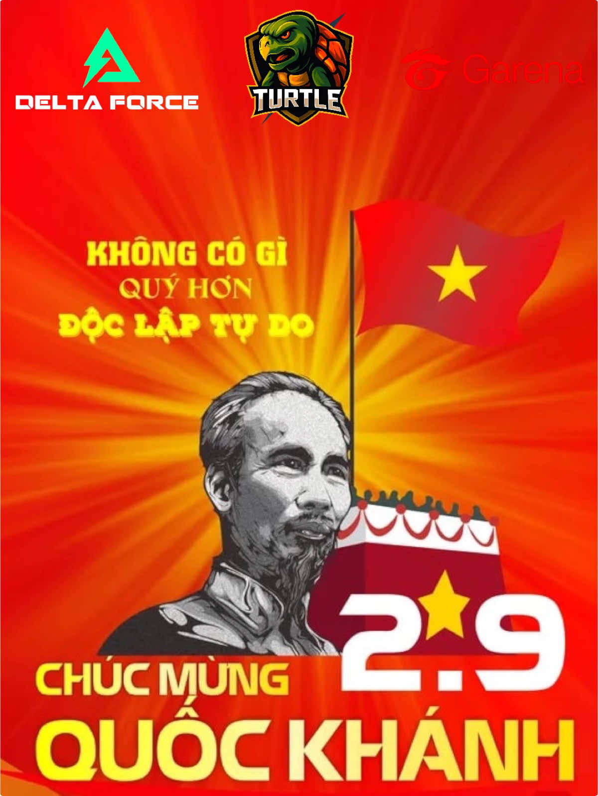CHÀO MỪNG 80 NĂM QUỐC KHÁNH  #Deltaforce #tutodeltaforce #GarenaDeltaForceVN #ThoiKhacLichSu 