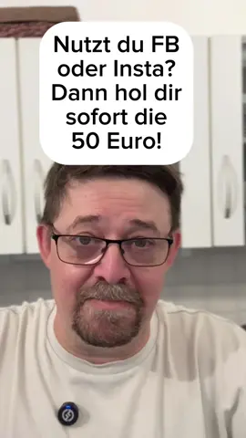 benutzt du Facebook oder Instagram dann kannst du sofort 50 € kassieren, denn es gibt eine Anwaltskanzlei, die gegen Meta aufgrund von Datenschutzverstößen vorgehen möchte. Du kannst davon profitieren, denn du bekommst 50 € direkt auf die Hand. Wie das geht erklär ich dir im Video #Meta #Facebook #Instagram #Sammelklage #DSGVO #Finanztipp #Mrschufa 