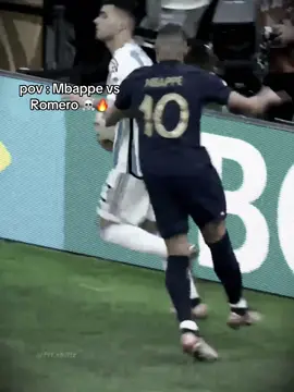 Why did they provoke that much 🤔☠️ #mbappe #argentina #romero #depaul 