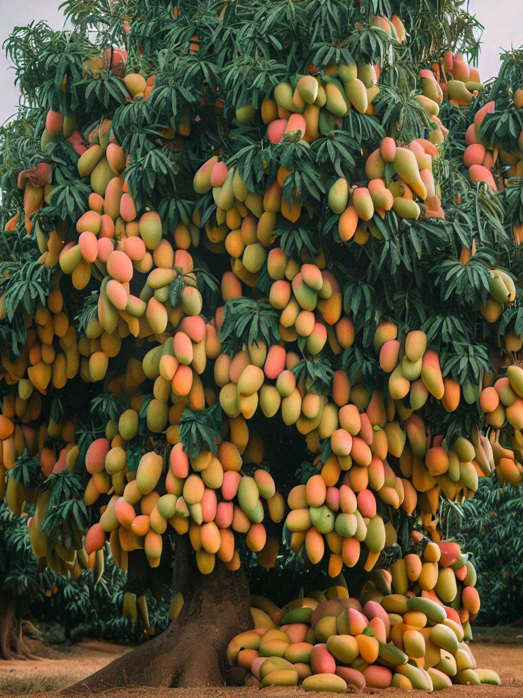 banana with mango 🥭 fruit #foryou #garden #grow #fruit 