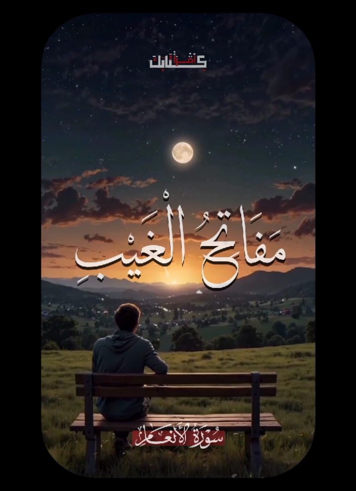 🦩| وعندة مفاتح الغيب لا يعلمها الا هو 🤎🤎🤎 .  .  .  #قران #quran #محمود_الشحات_أنور 