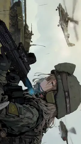 Anime Girl Soldier With Russian Military Hardware Live Wallpaper #animegirl #anime #4k #livewallpaper #fyp 