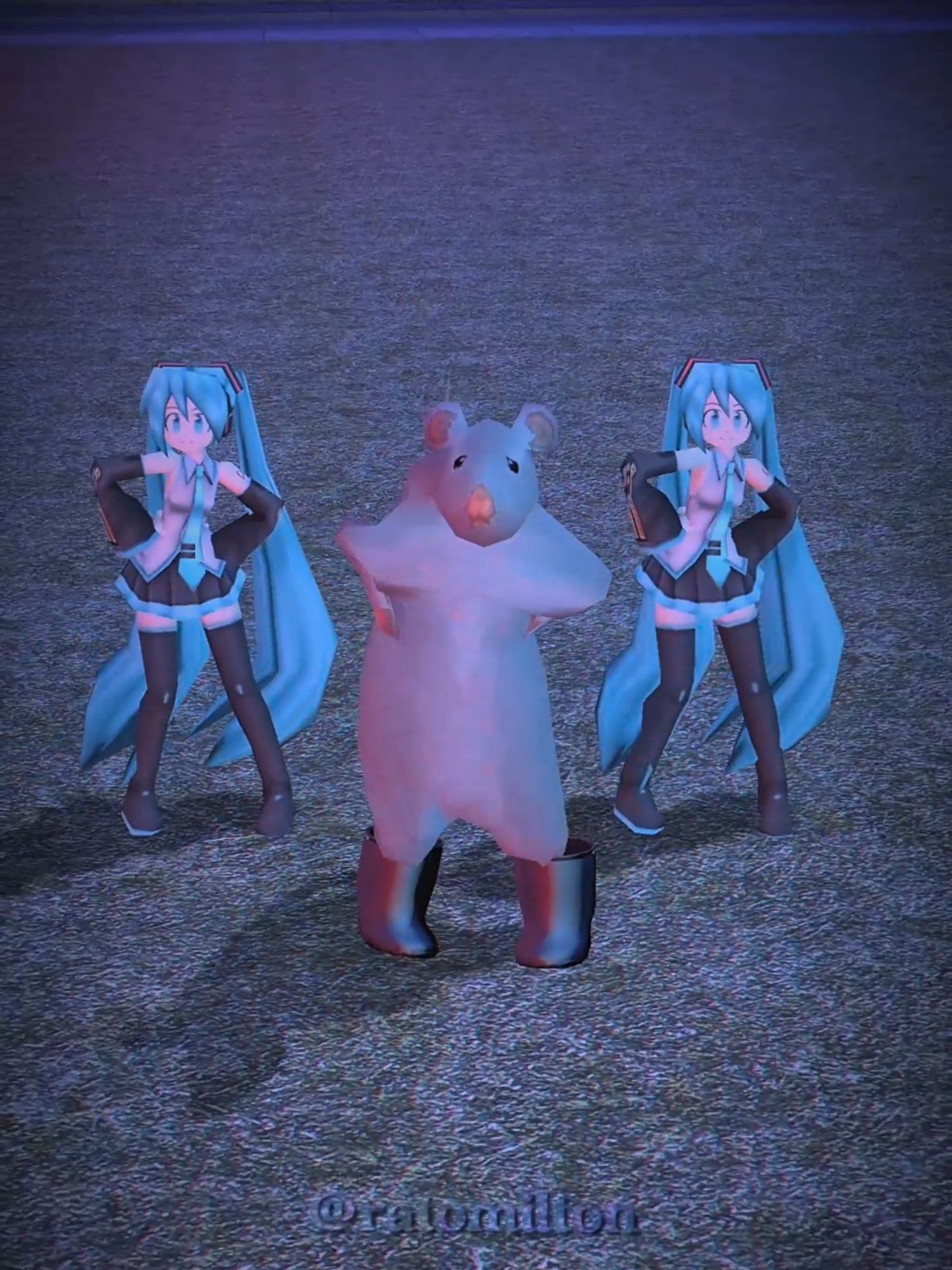 CARAMELLDANSEN . #ratomilton #musicas #dança #hatsunemiku